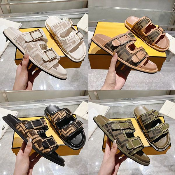 designer sandals feel slippers ff baguette slides explosion pattern fabric slipper women men leather flip flops straps buckle sandal with bo, Black
designer sandals feel slippers ff baguette slides explosion pattern fabric slipper women men leather flip flops straps buckle sandal with bo, Black
