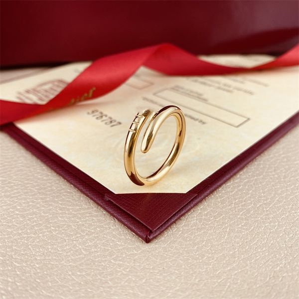 5A Quality Jewelry Rose Gold Girl Nail Ring Valentines Day Gift Gold-Plated Process Casual Couple Classic Diamond Nail Ring Never Fade Engagement Wedding Gift
5A Quality Jewelry Rose Gold Girl Nail Ring Valentines Day Gift Gold-Plated Process Casual Couple Classic Diamond Nail Ring Never Fade Engagement Wedding Gift