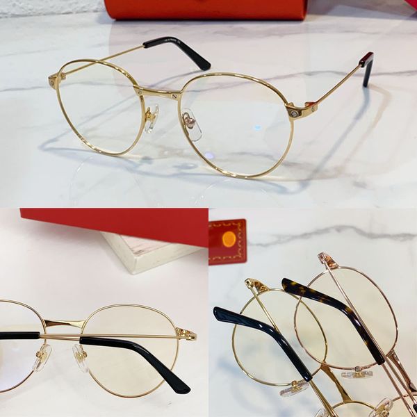 Santos de Carti curved metal eyewear slim mirror legs screw logo on temples CT0405 transparent anti blue light eyeglasses luxury business men and women Gafas opticas
Santos de Carti curved metal eyewear slim mirror legs screw logo on temples CT0405 transparent anti blue light eyeglasses luxury business men and women Gafas opticas