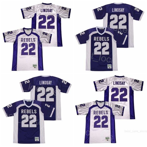 south rebels football high school jerseys 22 phillip lindsay moive college pullover breathable retro pure cotton sport embroidery team purpl, Black
south rebels football high school jerseys 22 phillip lindsay moive college pullover breathable retro pure cotton sport embroidery team purpl, Black