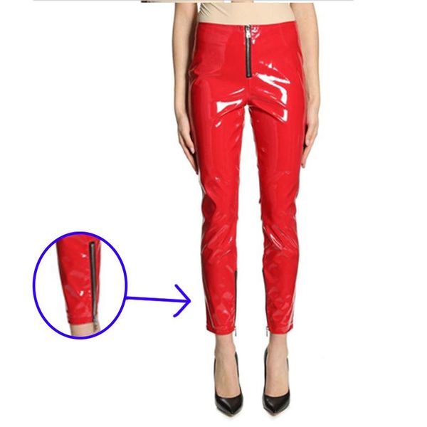 leggings women high waist leggings skinny latex faux leather split pants pu leather tights trouser commando ladies slim custom, Black
leggings women high waist leggings skinny latex faux leather split pants pu leather tights trouser commando ladies slim custom, Black