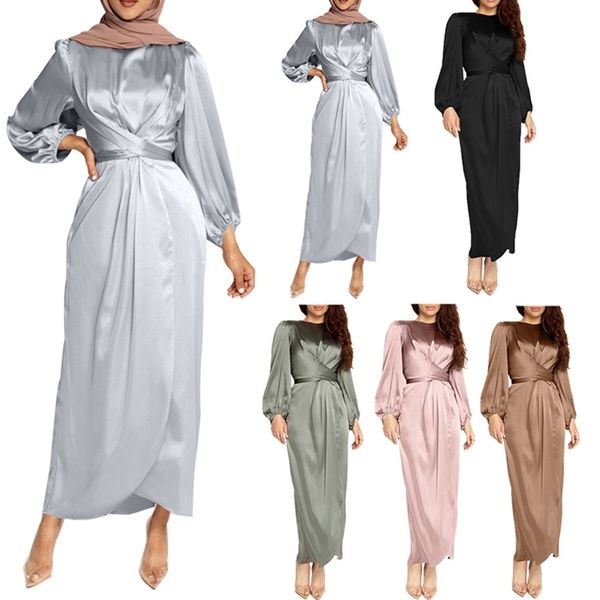 ethnic clothing women arab muslim satin puff long sleeve maxi dress solid color wrap front self-tie abaya dubai turkey hijab robe kaftan 230, Red
ethnic clothing women arab muslim satin puff long sleeve maxi dress solid color wrap front self-tie abaya dubai turkey hijab robe kaftan 230, Red