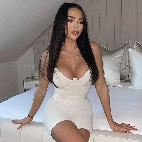 dress 2022 new party matching women shorts set ribbed knitted crop bra and biker shorts two pieces one suit booty fashion set, White
dress 2022 new party matching women shorts set ribbed knitted crop bra and biker shorts two pieces one suit booty fashion set, White