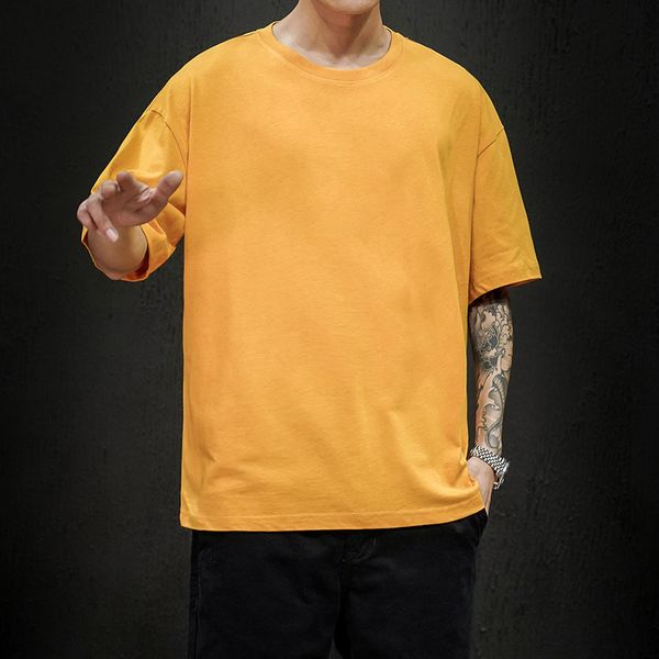 men's t-shirts cotton summer men's t shirt solid t shirt mens oversized five half short sleeve casual cotton mens streetwear tees, White;black
men's t-shirts cotton summer men's t shirt solid t shirt mens oversized five half short sleeve casual cotton mens streetwear tees, White;black