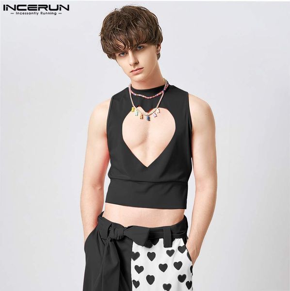 men' tank incerun men tank hollow out oneck sleeveless summer vests solid color streetwear stylish casual crop s5xl 230425, White;black
men' tank incerun men tank hollow out oneck sleeveless summer vests solid color streetwear stylish casual crop s5xl 230425, White;black