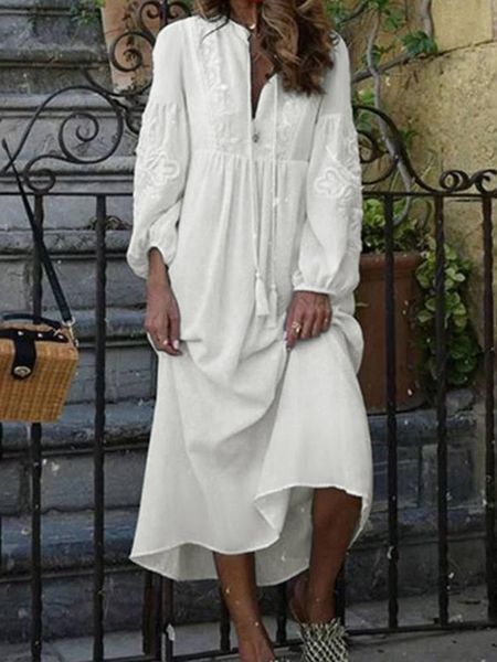 dresses elegant spring lace crochetmaxi long dress 2022 zanzea women bohemian sundress v neck long sleeve party vestidos, Black;gray
dresses elegant spring lace crochetmaxi long dress 2022 zanzea women bohemian sundress v neck long sleeve party vestidos, Black;gray