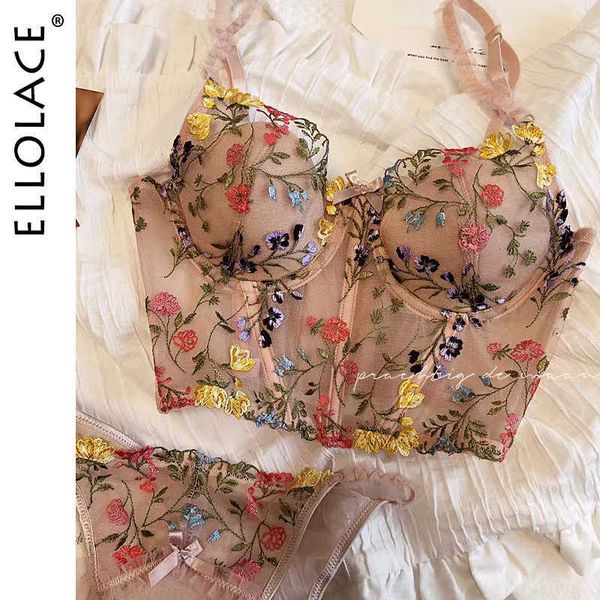 set ellolace lingerie fairy floral embroidery padded underwear lace set woman 2 pieces erotic luxury fancy outfits intimate j230426, Red;black
set ellolace lingerie fairy floral embroidery padded underwear lace set woman 2 pieces erotic luxury fancy outfits intimate j230426, Red;black