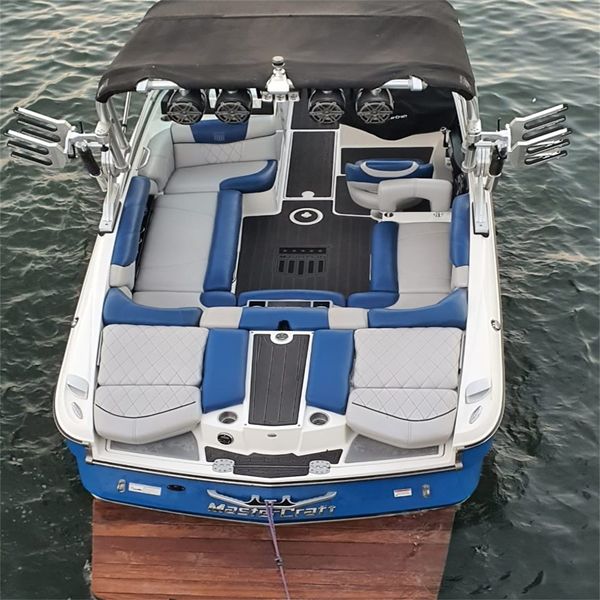 2016-2019 mastercraft nxt22 swim platform cockpit pad boat eva foam teak floor