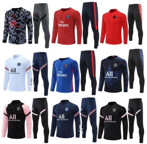 20 21 22 kids soccer tracksuit psgs mbappe jacket futbol men long sleeves survetement sets hommes sportswear training suits football tracksu, Black
20 21 22 kids soccer tracksuit psgs mbappe jacket futbol men long sleeves survetement sets hommes sportswear training suits football tracksu, Black