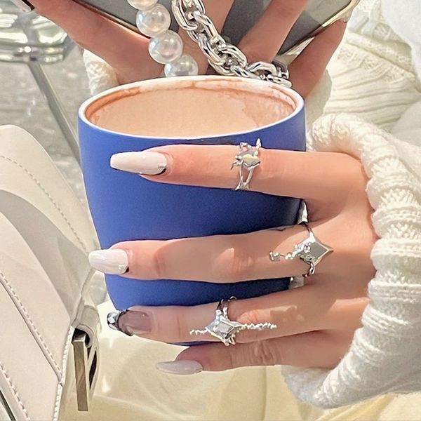 vintage rings couple rings matching rings female niche design ins senior personality tide cool fashion web celebrity suit index finger ring, Silver
vintage rings couple rings matching rings female niche design ins senior personality tide cool fashion web celebrity suit index finger ring, Silver