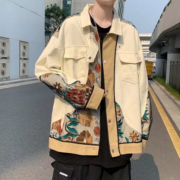 men's jackets mantel lengan panjang pantai gambar mawar sambungan pria kemeja ukuran besar baru pakaian desainer atasan mode semua coco, Black;brown
men's jackets mantel lengan panjang pantai gambar mawar sambungan pria kemeja ukuran besar baru pakaian desainer atasan mode semua coco, Black;brown