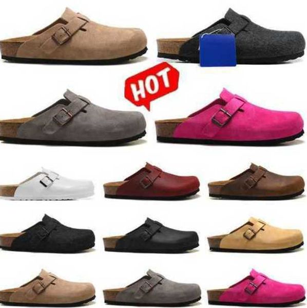 sandals boston oiled leather bag head pull cork suede designer slides autumn winter loafers shoes classic tan brown black mens womens clogs
sandals boston oiled leather bag head pull cork suede designer slides autumn winter loafers shoes classic tan brown black mens womens clogs