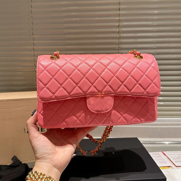 womens caviar leather classic double flap bags gold metal hardware matelasse chain crossbody shoulder calfskin handbag multi pochette casual
womens caviar leather classic double flap bags gold metal hardware matelasse chain crossbody shoulder calfskin handbag multi pochette casual
