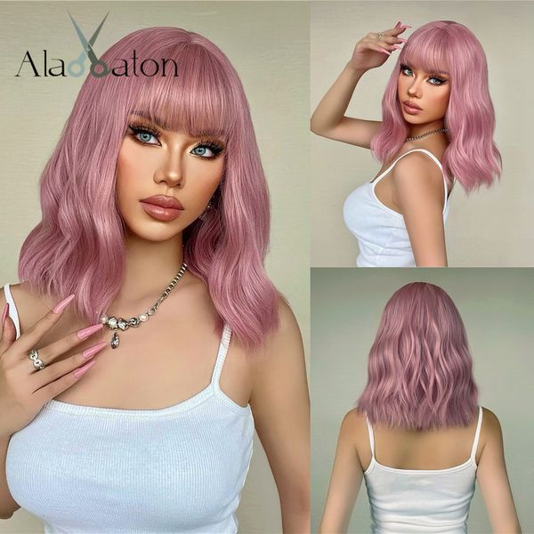 synthetic wigs alan gelombang merah muda pendek untuk wanita sintetis bob dengan poni lucu cosplay lolita rambut palsu serat suhu tinggi 230, Black
synthetic wigs alan gelombang merah muda pendek untuk wanita sintetis bob dengan poni lucu cosplay lolita rambut palsu serat suhu tinggi 230, Black