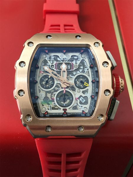 montre de luxe fully automatic movement watch rm5003 luminous dial pointer 45x50x16mm deep waterproof stainless steel case watch, Slivery;brown
montre de luxe fully automatic movement watch rm5003 luminous dial pointer 45x50x16mm deep waterproof stainless steel case watch, Slivery;brown