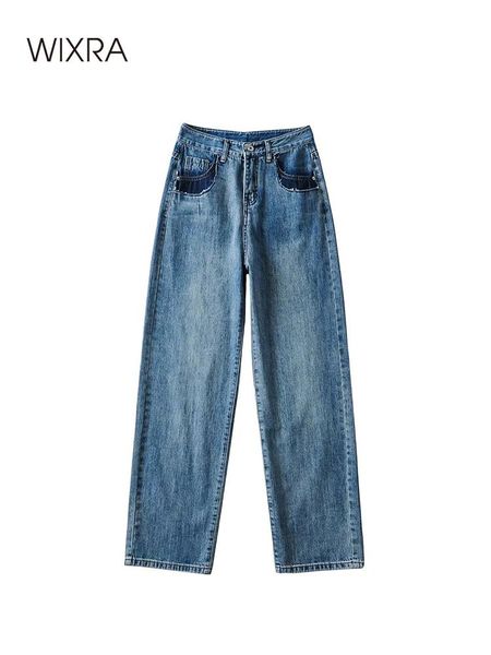 jeans wixra 2022 spring women streetwear fashionable denim pants ladies casual high waist pockets fake zippers loose jeans, Blue
jeans wixra 2022 spring women streetwear fashionable denim pants ladies casual high waist pockets fake zippers loose jeans, Blue