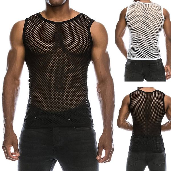 men' tank summer mesh hollow gym tank men clothing bodybuilding sleeveless shirt fitness vest muscle singlets workout tank 230425, White;black
men' tank summer mesh hollow gym tank men clothing bodybuilding sleeveless shirt fitness vest muscle singlets workout tank 230425, White;black