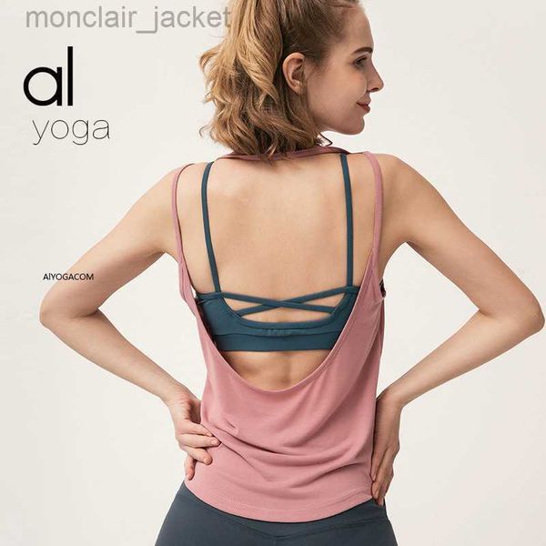 desginer alos yoga t shirt same big u-shaped sling t-shirt fitness sports running shirt summer women's short sleeve new, White
desginer alos yoga t shirt same big u-shaped sling t-shirt fitness sports running shirt summer women's short sleeve new, White