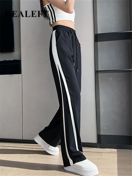 capris realeft spring summer ice silk women's pants 2022 high waist patchwork loose wide leg suits pants female office lace up trousers, Black;white
capris realeft spring summer ice silk women's pants 2022 high waist patchwork loose wide leg suits pants female office lace up trousers, Black;white