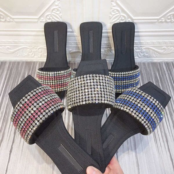 slides wang slipper flats king designer sandal dawang slippers summer new square head flat bottom rhinestone women's outwear beach leat, Black
slides wang slipper flats king designer sandal dawang slippers summer new square head flat bottom rhinestone women's outwear beach leat, Black