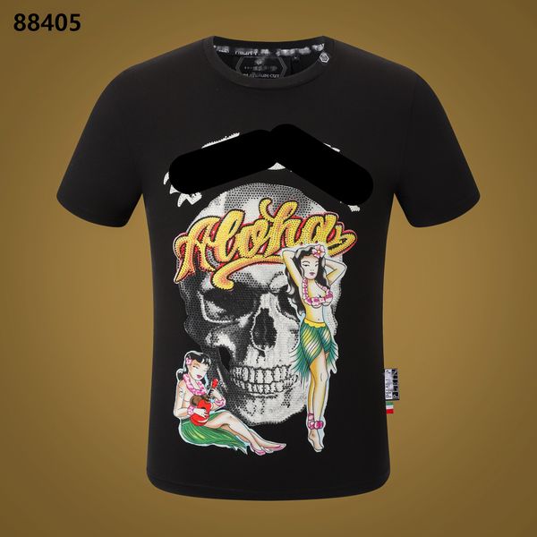 philipp full t shirt pp short sleeve cotton breathable europe america fashion leisure, White;black
philipp full t shirt pp short sleeve cotton breathable europe america fashion leisure, White;black