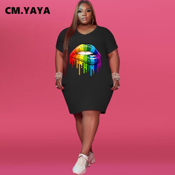 dresses cm.yaya plus size women painting print vneck short sleeve slim dress classic fashion tee style knee length dresses, Black
dresses cm.yaya plus size women painting print vneck short sleeve slim dress classic fashion tee style knee length dresses, Black