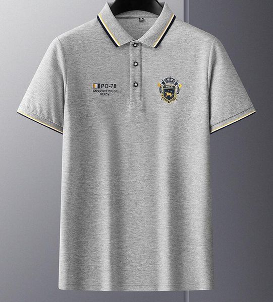 new brand embroidered polo shirt men's comfortable high-quality men's short-sleeved breathable business casual polo, White;black
new brand embroidered polo shirt men's comfortable high-quality men's short-sleeved breathable business casual polo, White;black