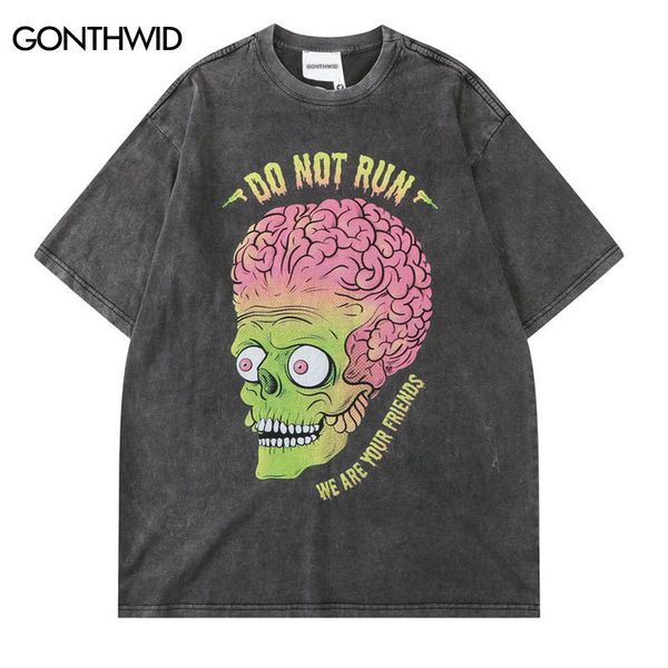 men's tshirts men punk tshirt hip hop funny brain zombie print distressed punk gothic tee shirts streetwear harajuku casual t shirt 230, White;black
men's tshirts men punk tshirt hip hop funny brain zombie print distressed punk gothic tee shirts streetwear harajuku casual t shirt 230, White;black