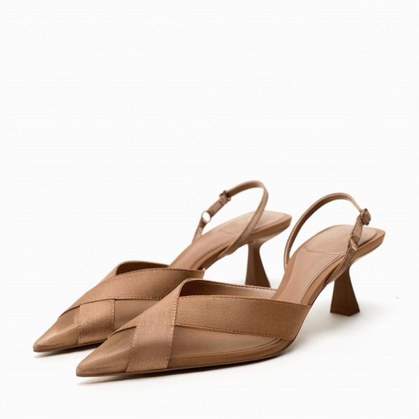 dress shoes traf 2023 hak ujung lancip musim panas wanita tinggi jala sepatu slingback kantor elegan stiletto fashion 230425, Black
dress shoes traf 2023 hak ujung lancip musim panas wanita tinggi jala sepatu slingback kantor elegan stiletto fashion 230425, Black