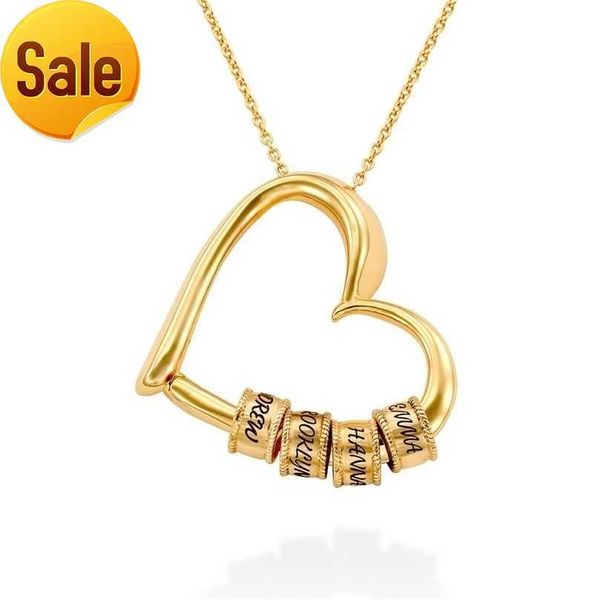 personalized heart necklaces women jewelry custom gold plated 17 beads name necklaces pendants mothers day gift 220716, Silver
personalized heart necklaces women jewelry custom gold plated 17 beads name necklaces pendants mothers day gift 220716, Silver