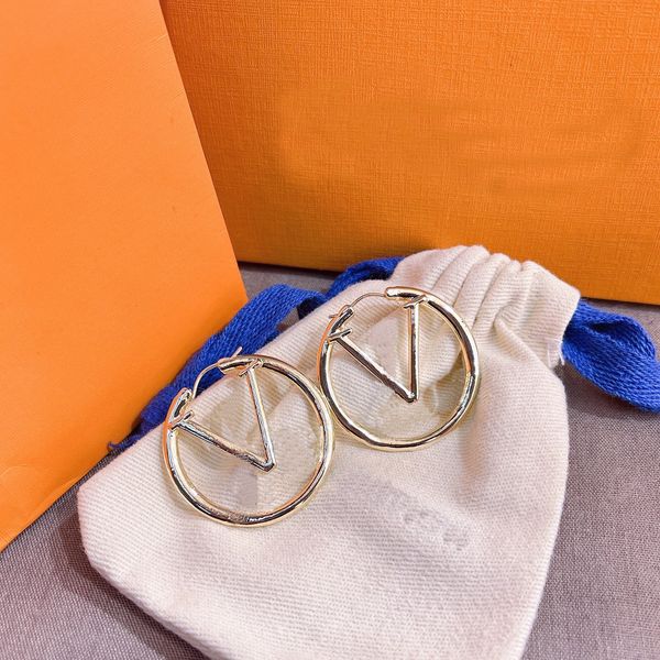 v l earrings hoops earrings designer earrings stud earrings gold earing big circle classic accessories designer jewelry boucles doreilles y2, Golden;silver
v l earrings hoops earrings designer earrings stud earrings gold earing big circle classic accessories designer jewelry boucles doreilles y2, Golden;silver