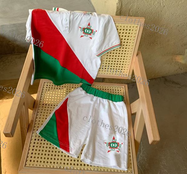 23 kids clothing sets boys girls tracksuits suit letters print 2pcs designer t-shirt short pants suits chidlren casual sport clothes 90-160, White
23 kids clothing sets boys girls tracksuits suit letters print 2pcs designer t-shirt short pants suits chidlren casual sport clothes 90-160, White