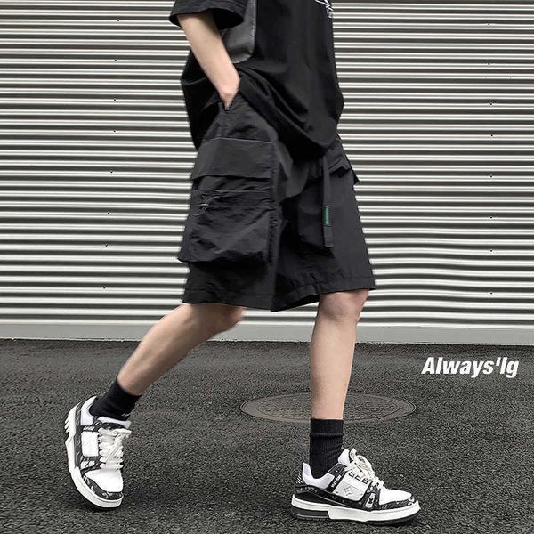 men's shorts summer cargo shorts men 2023 fashion multi-pocket male casual hip hop baggy clothing streetwear short pant loose harajuku, White;black
men's shorts summer cargo shorts men 2023 fashion multi-pocket male casual hip hop baggy clothing streetwear short pant loose harajuku, White;black