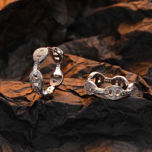hermm designer necklace band rings s925 sterling silver chain pig nose ear buckle ins red blogger same tang cao embossed personalized jewelr, Golden
hermm designer necklace band rings s925 sterling silver chain pig nose ear buckle ins red blogger same tang cao embossed personalized jewelr, Golden