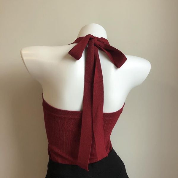 camisoles tanks summer knitted suspender backless crop women's neck strap sleeveless red vest vintage tank 230425, Black;white
camisoles tanks summer knitted suspender backless crop women's neck strap sleeveless red vest vintage tank 230425, Black;white
