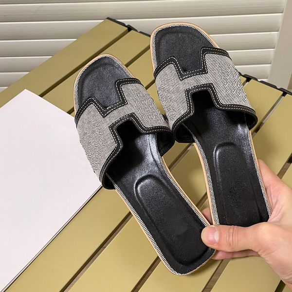 womens flat heels slippers designer ladies slip on sandals classic square toes slides cloth material flip flops outdoor leisure beach shoe l, Black
womens flat heels slippers designer ladies slip on sandals classic square toes slides cloth material flip flops outdoor leisure beach shoe l, Black