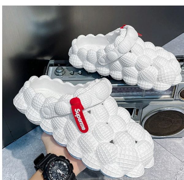 slippers slipper women men eva cute bubble ball slides sandals summer indoor massage outdoor shoes closed toe anti-slip fashion designer 230, Black
slippers slipper women men eva cute bubble ball slides sandals summer indoor massage outdoor shoes closed toe anti-slip fashion designer 230, Black