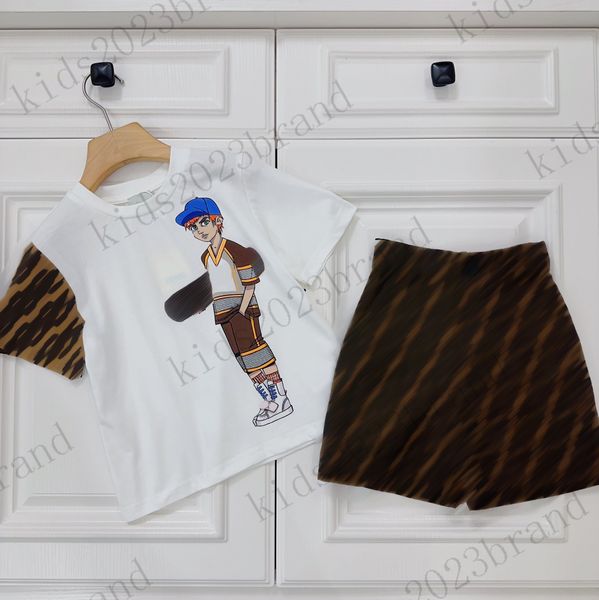 kids designer t shirts sets brand f printing t shirts with shorts two pieces sets three-dimensional design classic designer 2023ss summer bo, White
kids designer t shirts sets brand f printing t shirts with shorts two pieces sets three-dimensional design classic designer 2023ss summer bo, White