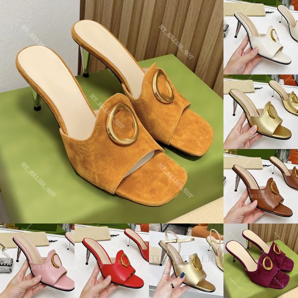 women blondie heeled sandal designer suede pumps metallic high heel slides slippers summer dress shoes, Black
women blondie heeled sandal designer suede pumps metallic high heel slides slippers summer dress shoes, Black