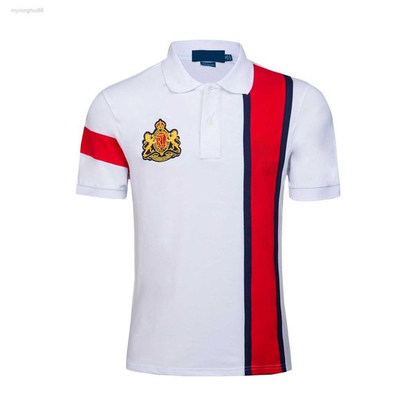 mens polo shirt cotton short sleeved polo shirt t-shirt stitching color contrast loose fashion youth casual bbpb, White;black
mens polo shirt cotton short sleeved polo shirt t-shirt stitching color contrast loose fashion youth casual bbpb, White;black
