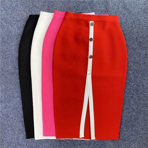 dresses high street women summer button black white pink split bandage skirt 2022 designer elegant bodycon pencil skirt faldas, White;black
dresses high street women summer button black white pink split bandage skirt 2022 designer elegant bodycon pencil skirt faldas, White;black