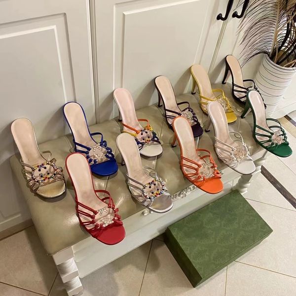 women's high heel sandals brand sandal designer shoes summer new hollow out design double diamond buckle sheepskin heel high 9cm women&, Black
women's high heel sandals brand sandal designer shoes summer new hollow out design double diamond buckle sheepskin heel high 9cm women&, Black