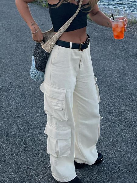 jeans weiyao white baggy wide leg cargo jeans mom 2022 korean fashion big pockets streetwear pants women casual hippie denim trousers, Blue
jeans weiyao white baggy wide leg cargo jeans mom 2022 korean fashion big pockets streetwear pants women casual hippie denim trousers, Blue