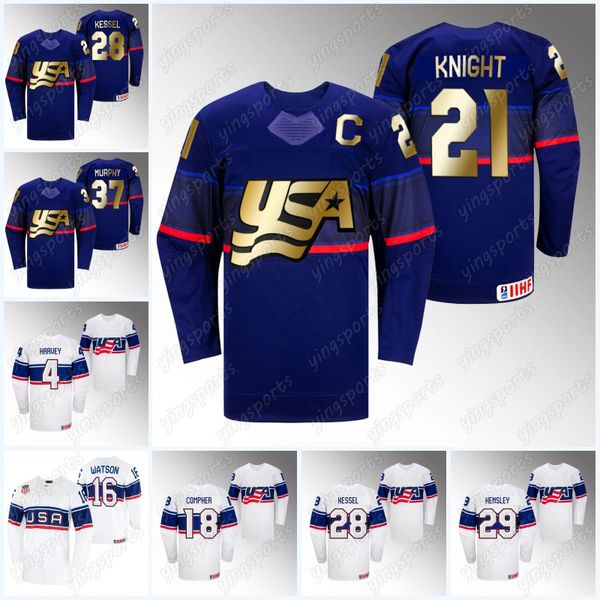 usa hockey jersey 2023 iihf world champions 21 hilary knight 28 amanda kessel 37 abbey murphy 4 caroline harvey 16 austin watson 18 jesse co, Black;red
usa hockey jersey 2023 iihf world champions 21 hilary knight 28 amanda kessel 37 abbey murphy 4 caroline harvey 16 austin watson 18 jesse co, Black;red