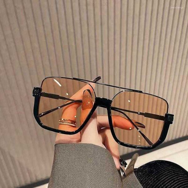 sunglasses 2022 men's double beam large frame anti blue-ray retro glasses ins lower semi-rimless square for women5z17, White;black
sunglasses 2022 men's double beam large frame anti blue-ray retro glasses ins lower semi-rimless square for women5z17, White;black