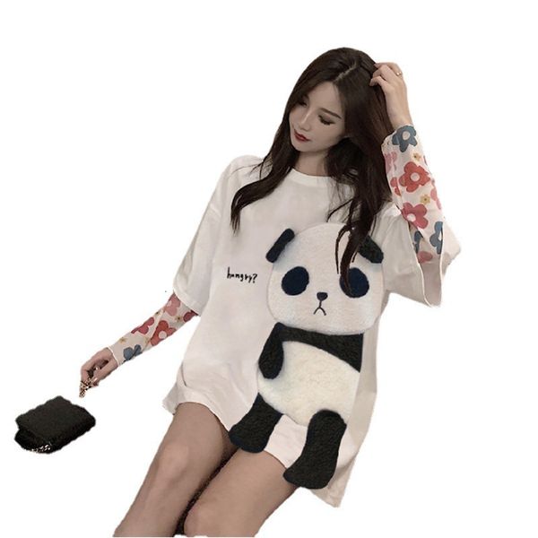 women's swimwear early spring heavy industry shortsleeved shoelace tshirt women loose large medium and long halfsleeved bear round nec, White;black
women's swimwear early spring heavy industry shortsleeved shoelace tshirt women loose large medium and long halfsleeved bear round nec, White;black
