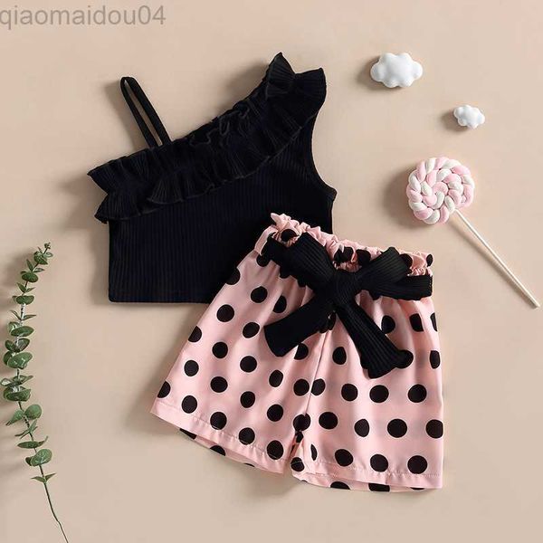 clothing sets children kids girls summer clothes outfits black ribbed sleeveless camisole and elastic casual dot shorts with belt suit aa230, White
clothing sets children kids girls summer clothes outfits black ribbed sleeveless camisole and elastic casual dot shorts with belt suit aa230, White