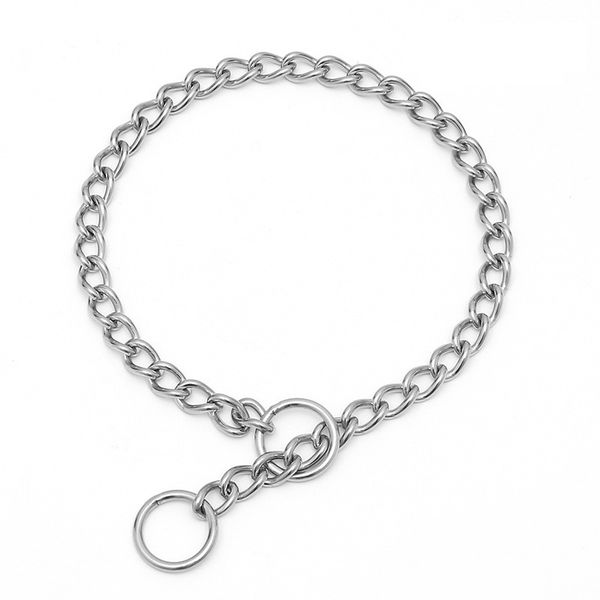 Dog Choke Collar Slip P Chain - Heavy Chain Dog Titan Training Choke Collars - Adjustable Stainless Steel Chain Dog Collars - for Small Medium Large Dogs
Dog Choke Collar Slip P Chain - Heavy Chain Dog Titan Training Choke Collars - Adjustable Stainless Steel Chain Dog Collars - for Small Medium Large Dogs