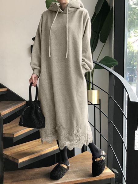 dresses women casual hooded dress 2022 vonda autumn lace sweatshirt dress female casual warm vestido long sleeve baggy sundress robe, Black;gray
dresses women casual hooded dress 2022 vonda autumn lace sweatshirt dress female casual warm vestido long sleeve baggy sundress robe, Black;gray