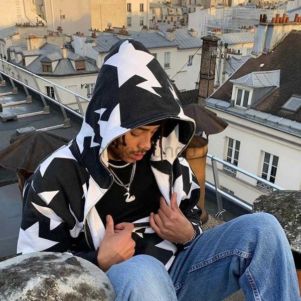 men's hoodies sweatshirts 2023 new y2k sweatshirt men star print long sleeve hooded 2000s aesthetic clothes zip up streetwear fairycor, Black
men's hoodies sweatshirts 2023 new y2k sweatshirt men star print long sleeve hooded 2000s aesthetic clothes zip up streetwear fairycor, Black